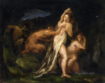  Satyr Art - Satyres and Nymphs Paul Cezanne Impressionistic nude